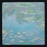 Claude Monet - Water Lilies 1906 Steinuntersetzer<br><div class="desc">Water Lilies (Nympheas) - Claude Monet,  Oil on Leinwand,  1906</div>