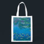 Claude Monet - Water Lilies 1906 Wiederverwendbare Einkaufstasche<br><div class="desc">Claude Monet - Water Lilies 1906 Berühmtes Kunstmalerei.</div>