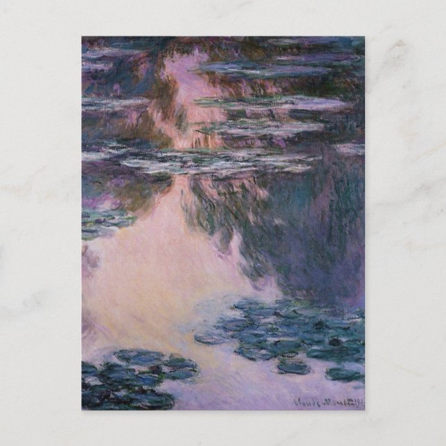 Claude Monet Water Lilies, 1907 GalleryHD Fine Art Postkarte (Vorderseite)