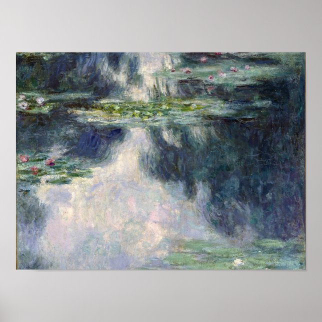 Claude Monet - Water Lilies, 1907 Poster (Vorne)