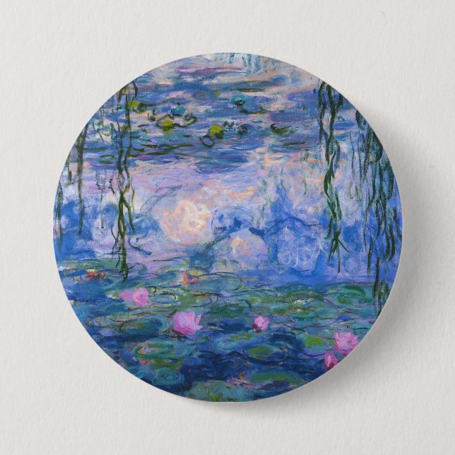 Claude Monet - Water Lilies, 1916 Button (Vorderseite)