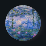 Claude Monet - Water Lilies, 1916 Button<br><div class="desc">Claude Monet - Water Lilies,  1916</div>