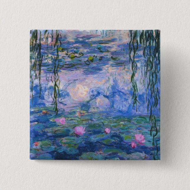Claude Monet - Water Lilies, 1916 Button (Vorderseite)