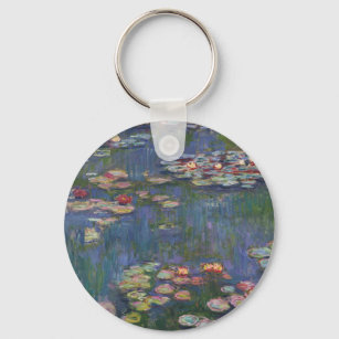 Claude Monet Water Lilies 1916 Kunst Schlüsselanhänger