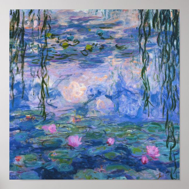 Claude Monet - Water Lilies, 1916 Poster (Vorne)