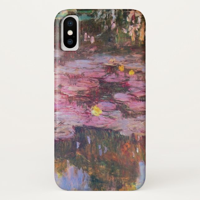 Claude Monet - Water Lilies 1917 Case-Mate iPhone Hülle (Rückseite)