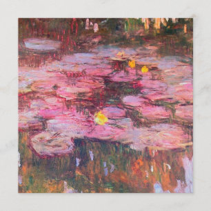 Claude Monet - Water Lilies 1917 Einladung