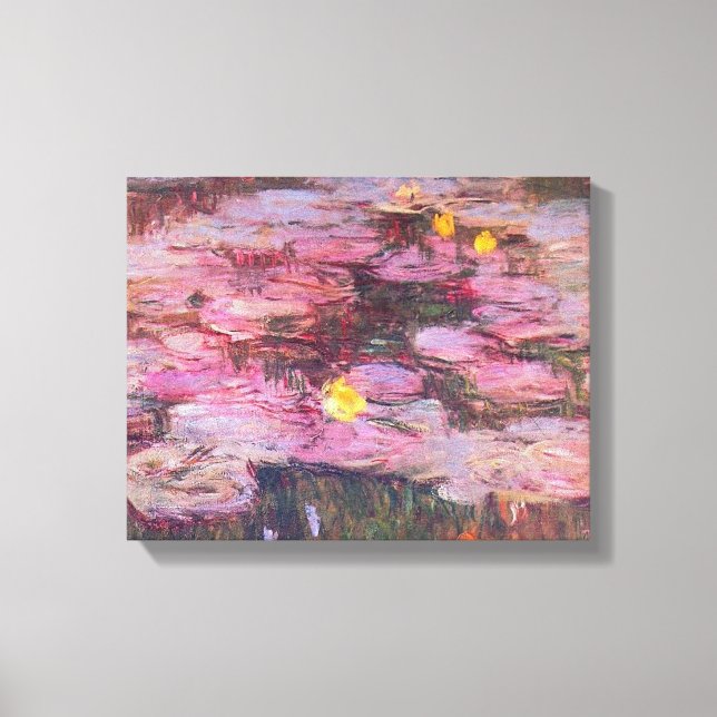 Claude Monet - Water Lilies 1917 Leinwanddruck (Vorderseite)