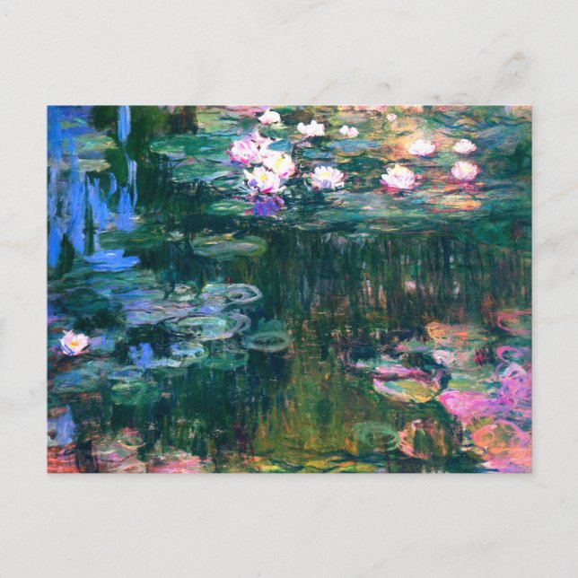 Claude Monet - Water Lilies (1917) Postkarte (Vorderseite)