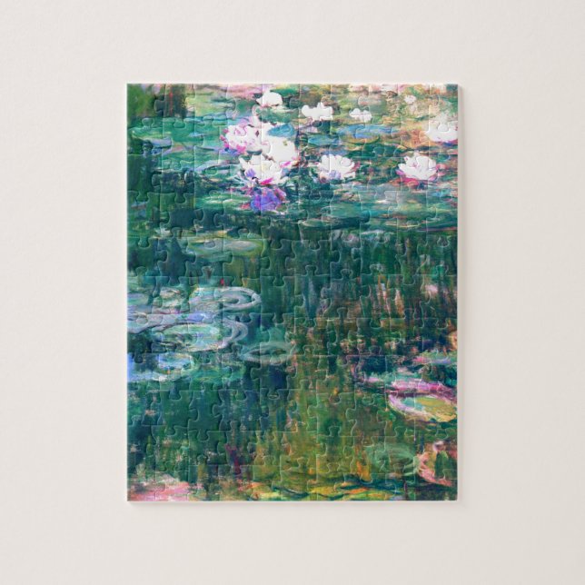 Claude Monet Water Lilies 1917 Puzzle (Vertikal)