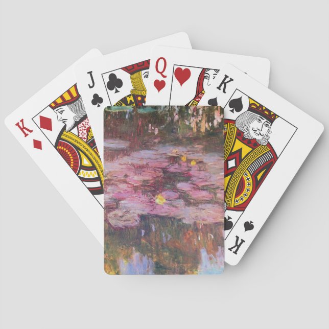 Claude Monet - Water Lilies 1917 Spielkarten (Rückseite)