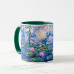 Claude Monet - Water Lilies, 1919, berühmtes Gemäl Tasse<br><div class="desc">Monet Gemälde von Water Lilies,  1919,  wunderschöne Kaffee-Tasse.</div>