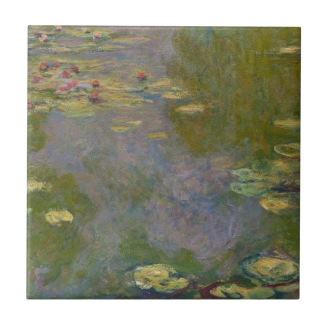 Claude Monet| Water Lilies, 1919 Fliese (Vorderseite)