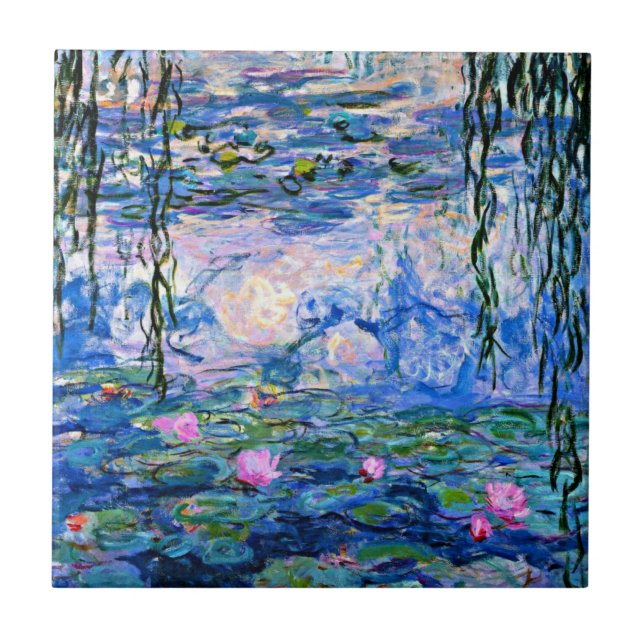 Claude Monet - Water Lilies, 1919, Fliese (Vorderseite)