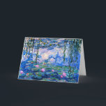 Claude Monet - Water Lilies, 1919, Karte<br><div class="desc">Claude Monet berühmtes Bild,  Water Lilies,  1919.</div>