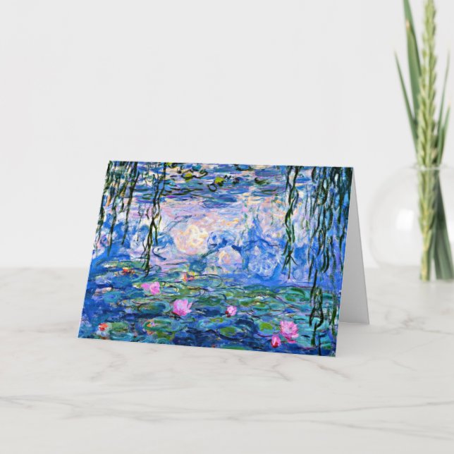 Claude Monet - Water Lilies, 1919, Karte (Vorderseite)