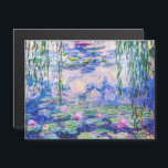 Claude Monet - Water Lilies 1919 Magnetkarte<br><div class="desc">Water Lilies / Nympheas (W.1852) - Claude Monet, Oil on Leinwand, 1916-1919</div>