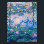 Claude Monet - Water Lilies 1919 Notizblock<br><div class="desc">Claude Monet - Water Lilies 1919 . Berühmte Kunstmalerei.</div>