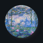 Claude Monet - Water Lilies, 1919, Pappteller<br><div class="desc">Berühmtes Gemälde von Water Lilies,  1919,  von Claude Monet</div>