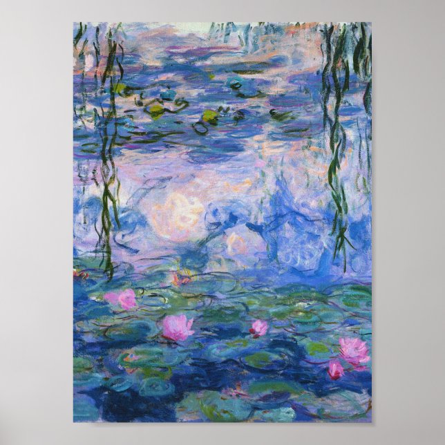 Claude Monet - Water Lilies 1919 Poster (Vorne)