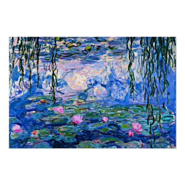 Claude Monet - Water Lilies, 1919, Poster (Vorderseite)