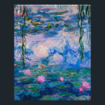 Claude Monet - Water Lilies 1919 Poster<br><div class="desc">Claude Monet - Water Lilies 1919. Berühmte Kunstmalerei.</div>