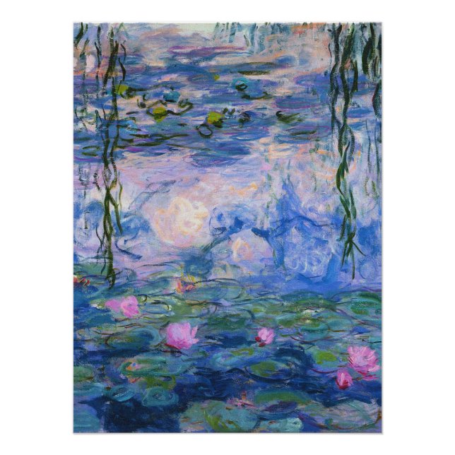 Claude Monet - Water Lilies 1919 Poster (Vorderseite)