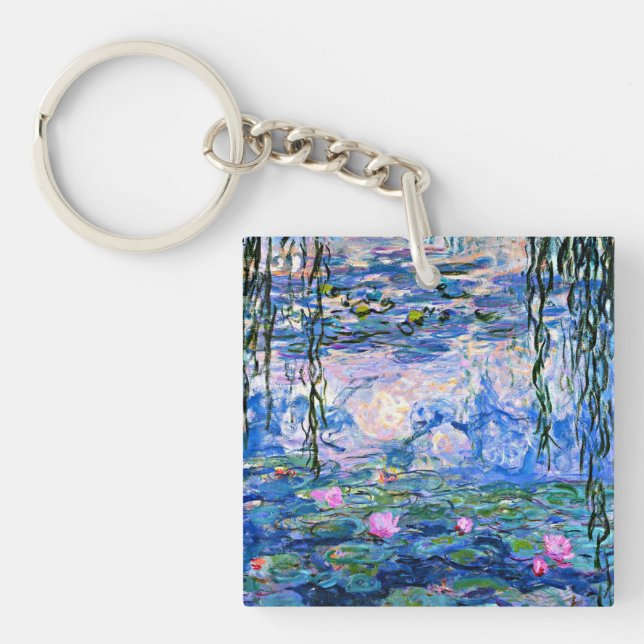 Claude Monet - Water Lilies, 1919, Schlüsselanhänger (Vorderseite)