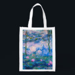Claude Monet - Water Lilies 1919 Wiederverwendbare Einkaufstasche<br><div class="desc">Claude Monet - Water Lilies 1919 . Berühmte Kunstmalerei.</div>