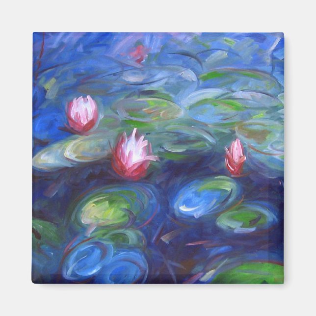 Claude Monet: Water Lilies 2 Magnet (Vorne)