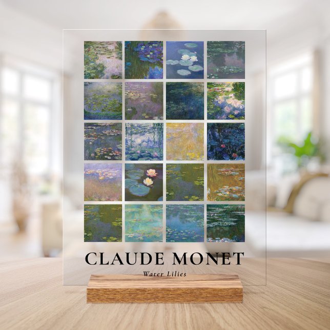 Claude Monet Water Lilies Acrylschild (Von Creator hochgeladen)