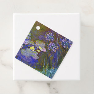 Claude Monet Water Lilies Agapanthus Geschenkanhänger