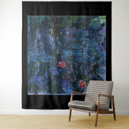 Claude Monet, Water Lilies and Reflections Wandteppich