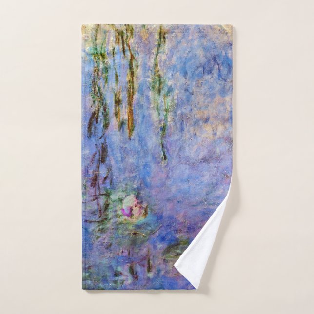 Claude Monet - Water Lilies Badhandtuch Set (Handtuch)