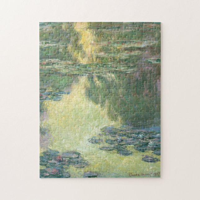 Claude Monet Water Lilies beeindruckendes Gemälde Puzzle (Vertikal)