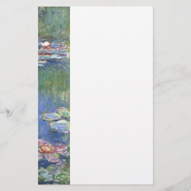 Claude Monet // Water Lilies Briefpapier (Vorderseite)