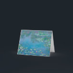 Claude Monet - Water Lilies Dankeskarte<br><div class="desc">Claude Monet - Water Lilies 1906</div>