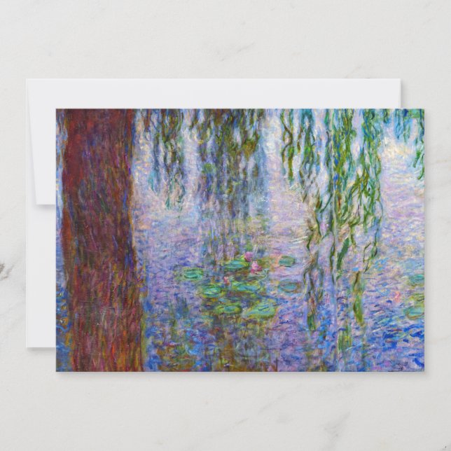 Claude Monet - Water Lilies Dankeskarte (Vorderseite)