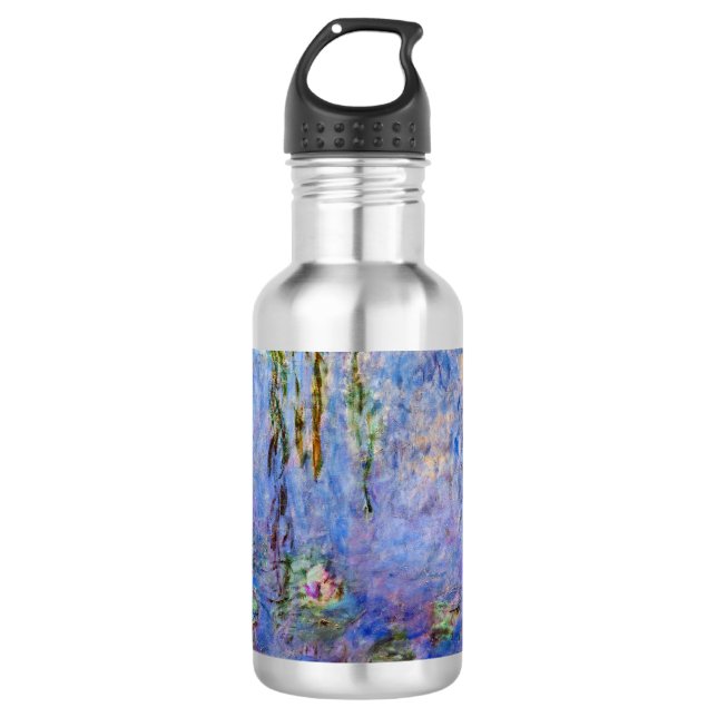 Claude Monet - Water Lilies Edelstahlflasche (Vorderseite)