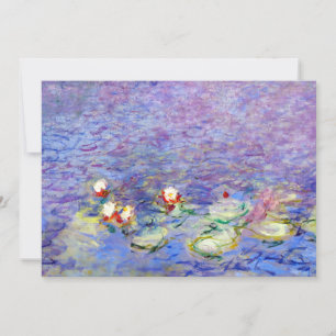 Claude Monet - Water Lilies Einladung