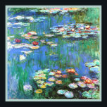 Claude Monet Water Lilies Fine Art Poster<br><div class="desc">Water Lilies ist ein wunderschönes Blume-Gemälde im Impressionismus,  das 1916 von Claude Monet,  einem französischen Impressionisten entworfen wurde und eines von hunderten seiner Gemälde aus dem Seerosenteich seiner Zuhause in Giverny,  Frankreich,  zeigt.</div>