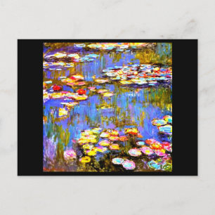 Claude Monet Water Lilies, Fine Art, Postkarte