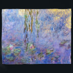 Claude Monet - Water Lilies Fleecedecke<br><div class="desc">Water Lilies / Nympheas von Claude Monet 1916-1919</div>