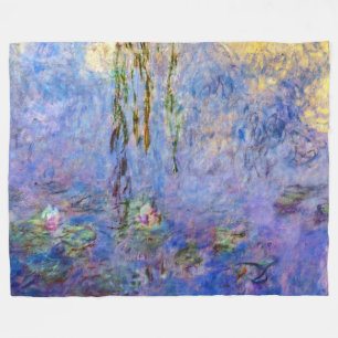 Claude Monet - Water Lilies Fleecedecke