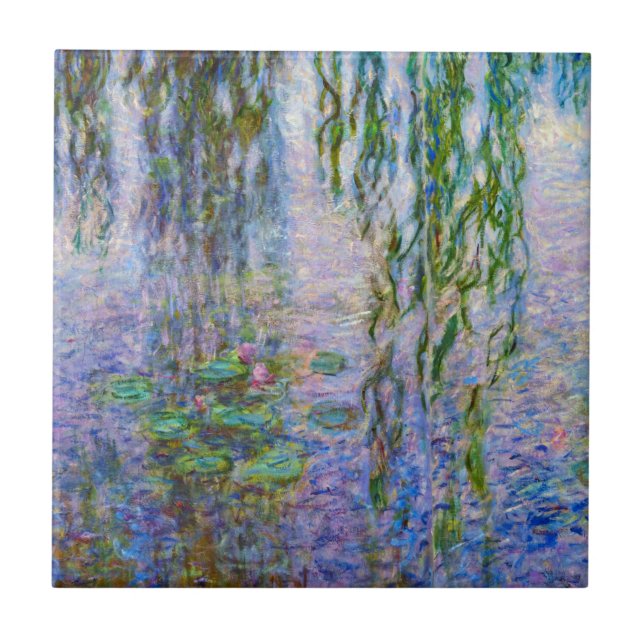 Claude Monet - Water Lilies Fliese (Vorderseite)