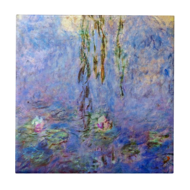 Claude Monet - Water Lilies Fliese (Vorderseite)