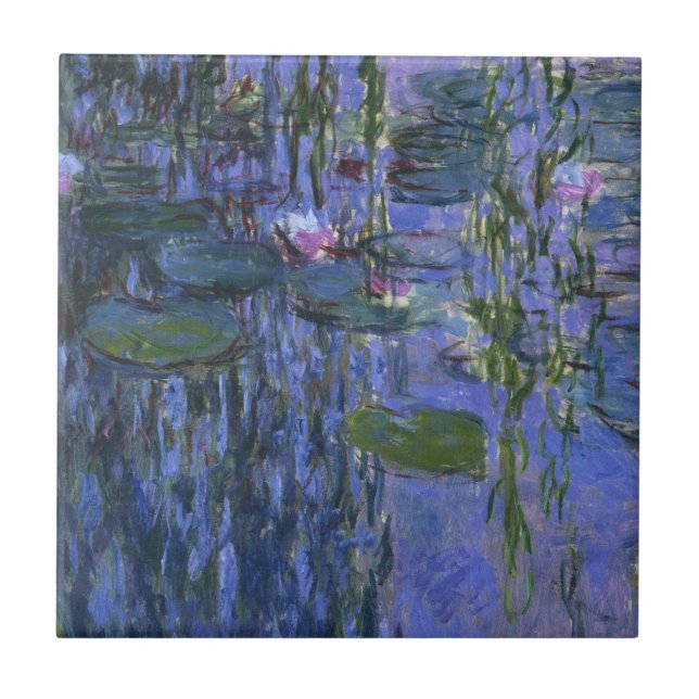 Claude Monet - Water Lilies Fliese (Vorderseite)