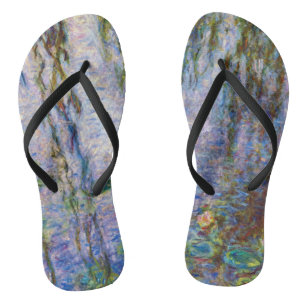 Claude Monet - Water Lilies Flip Flops