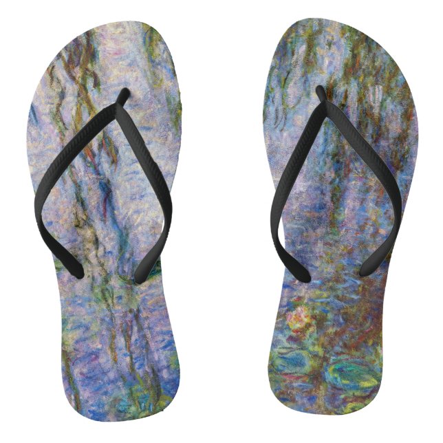 Claude Monet - Water Lilies Flip Flops (Fußbett)
