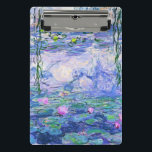Claude Monet Water Lilies Französische Impressioni Mini Klemmbrett<br><div class="desc">Claude Monet Water Lilies ist ein französischer Impressionist Art Water Lilies (oder Nympheas),  eine Serie von ca. 250 Ölgemälden des französischen Impressionisten Claude Monet. Die Bilder zeigen Monets Blumengarten in Giverny.</div>